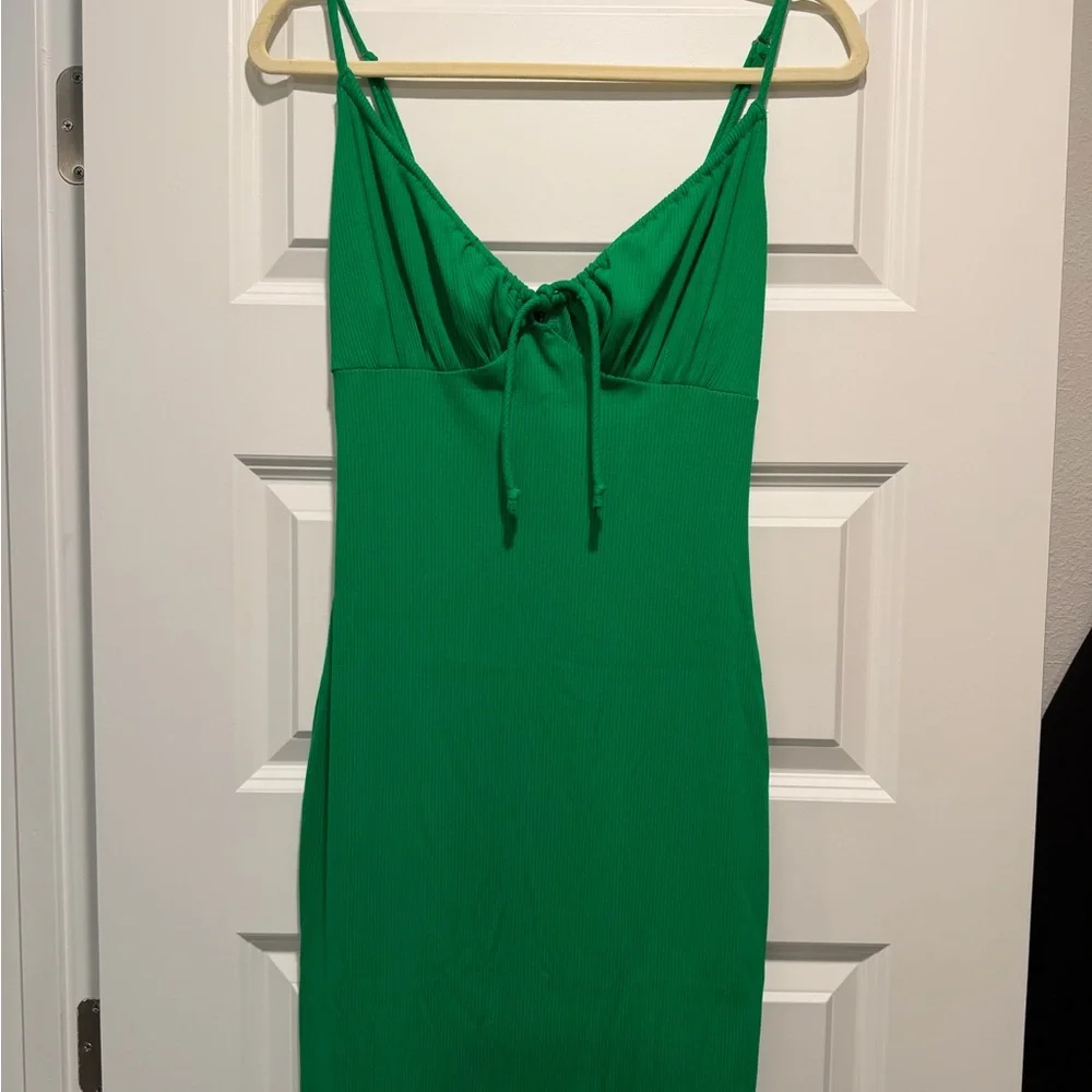 Lulus Ribbed Bodycon Dress - Picture 3 of 4